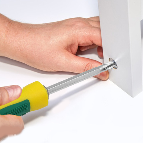 Round particle non-slip handle, cross-shaped dual-purpose screwdriver, strong magnetic adsorption for more stable rotation