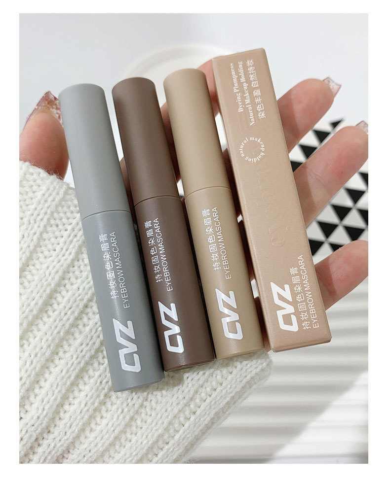 Cross-border CVZ Makeup Retention and Color Fixation Eyebrow Gel: Smooth color retention, three-dimensional, natural wild eyebrows, long-lasting waterproof and sweat-proof eyebrow pencil undefined