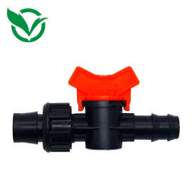 滴灌系列产品 22mm滴灌带旁通塑料阀门20mm锁母直接配件PE管接头