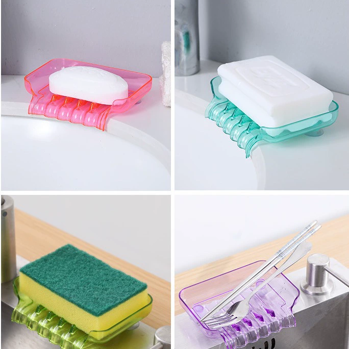 Soap holder, drying rack reusable, storage box, 4 colors