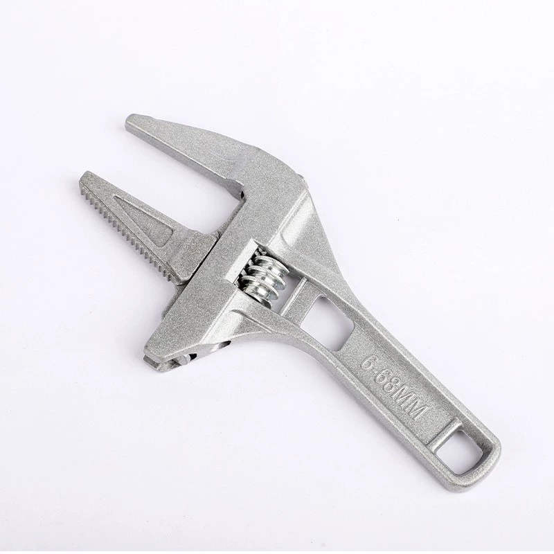 Оптовая продажа от производителя: регулируемый ключ с большим зазором, многофункциональный трубный ключ, универсальный ключ для ванной, специально для использования в санузлах