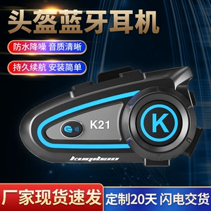 Motosiklet Dəbilqə Bluetooth Qulaqlıq İşıqlı, Tam Yarım Dəbilqə, Uzun Dözümlülük