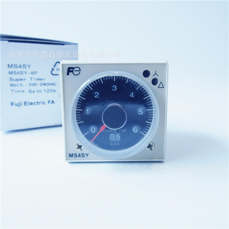 日本原装富士时间继电器MS4SY-AP星三角100-240VAC 6S~120S TP48X