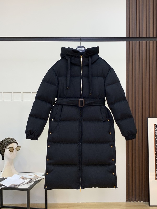 max家加长款羊毛羽绒服女士高端欧美批发直筒厚冬季防风夹克|undefined