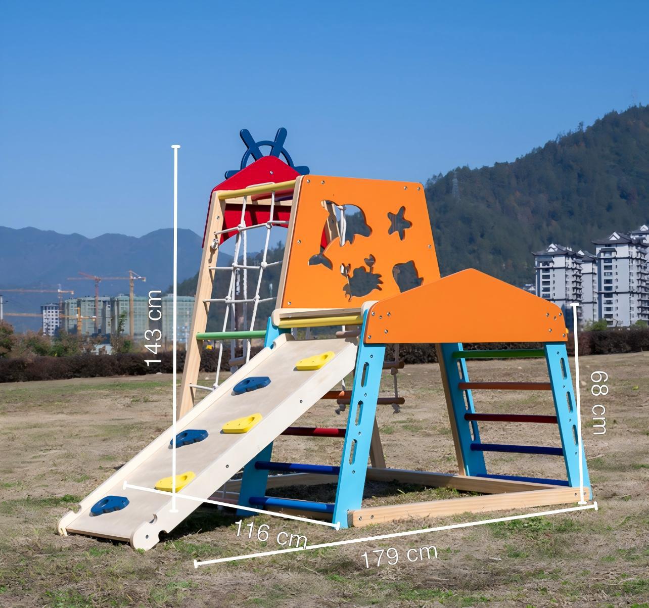 Estructuras de escalada, modelos de altura variable.