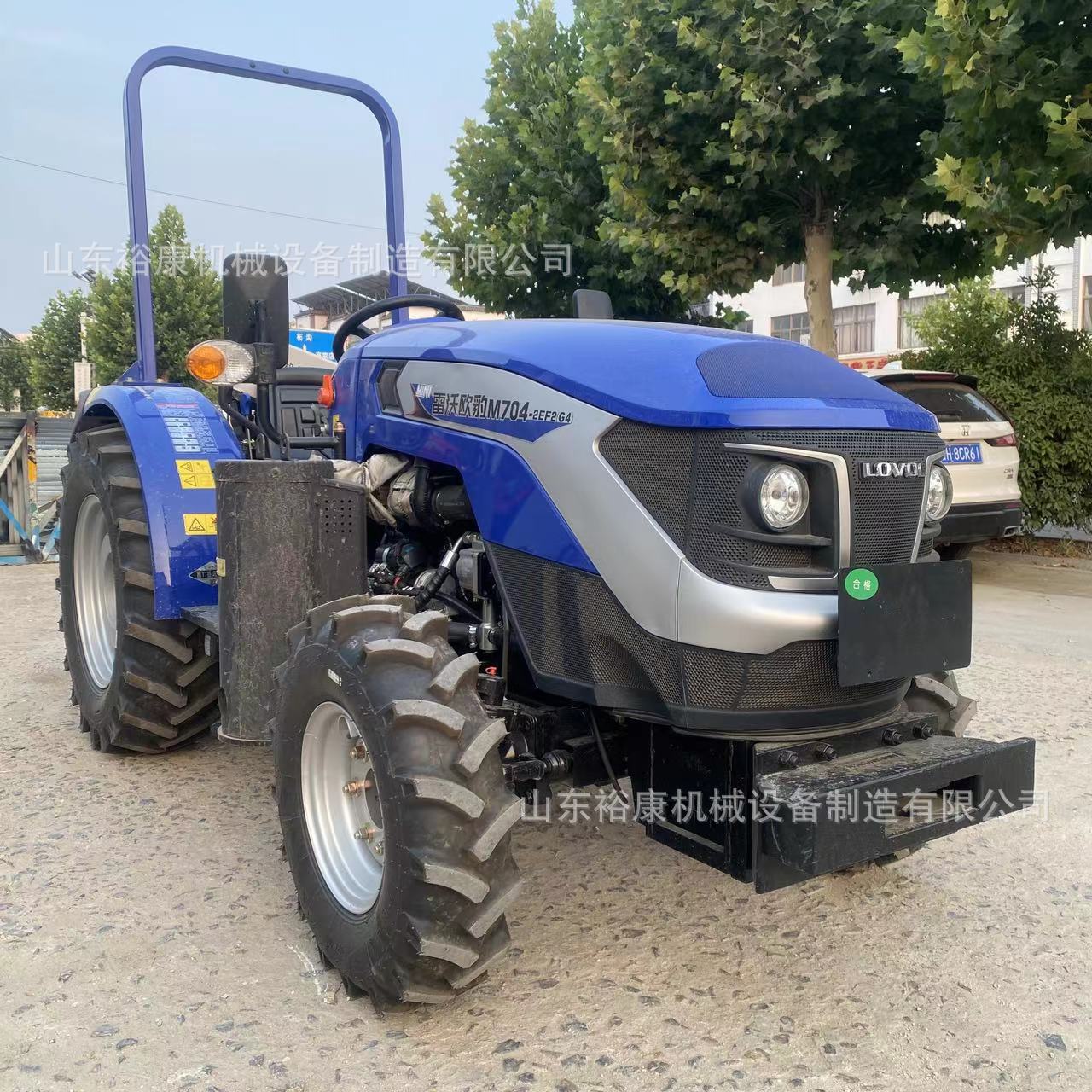雷沃欧豹M704-2EF2(G4)大棚王拖拉机8+8梭式换档低矮型果园旋耕机