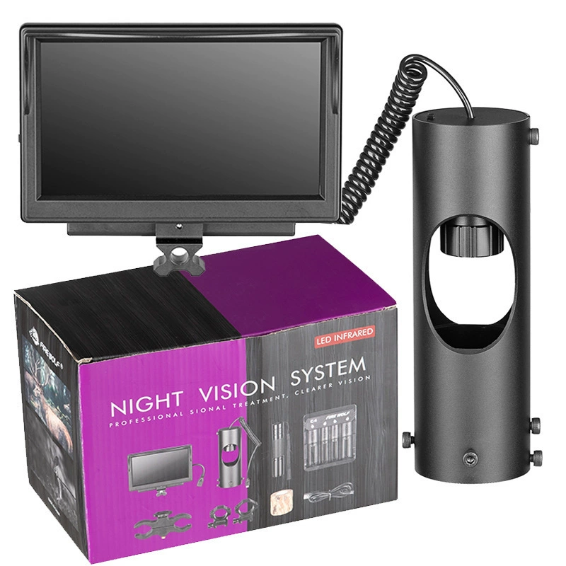 Инфракрасный прибор ночного видения Монокуляр Ночной прибор Полное черное прибор ночного видения CCD микро-оптический цифровой не тепловизионный 5-дюймовый G