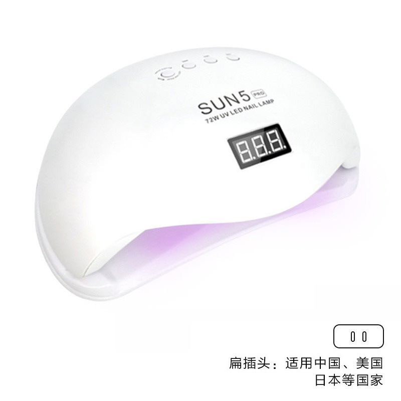 Luz de uñas transfronteriza 48W lámpara de manicura con pantalla táctil sun5plus máquina de manicura con sensor inteligente lámpara de fototerapia de manicura led
