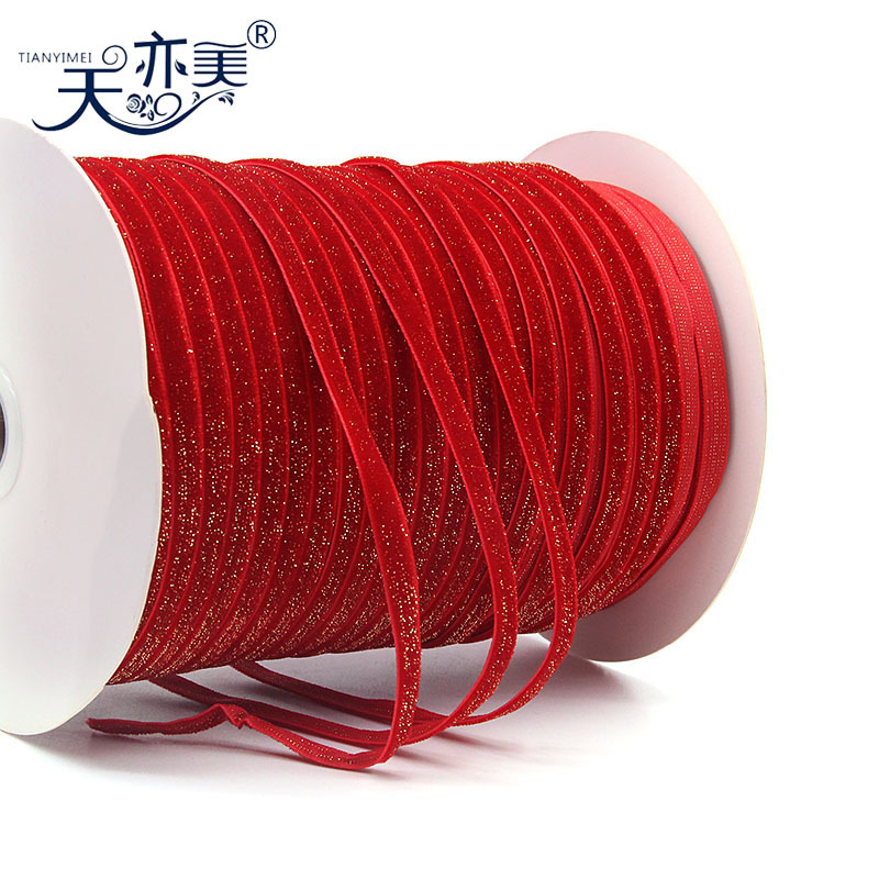 Todo tipo de cinta de terciopelo de oro rojo de los Niños Accesorios de pelo festivo arco de color cebolla terciopelo cinta accesorios de ropa