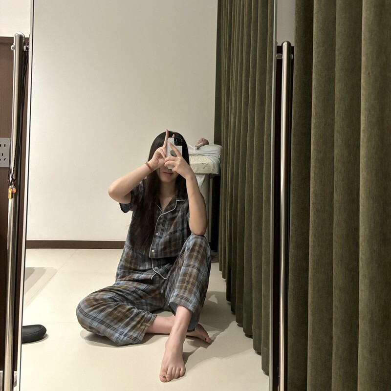 Instagram Influencers Recommend Cotton Double-Layer Crinkled Gauze Long Pants Pajamas, Unisex Style, Can Be Worn Outside as Loungewear, Soft and Trendy Instagram Influencers Recommend Cotton Double-Layer Crinkled Gauze Long Pants Pajamas, Unisex Style, Can Be Worn Outside as Loungewear, Soft and Trendy