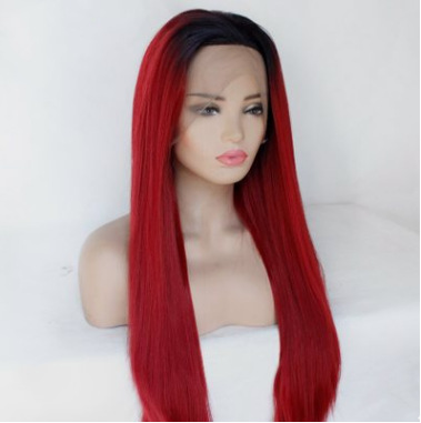 Antes del comercio exterior, peluca de encaje, cuatro trenzas, trenza de espina de pescado, seda japonesa, Braid lace wig 4 plat