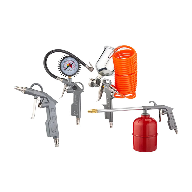Pistola de pintura neumática de cinco piezas de reparación de automóviles de W-2000D5-GA personalizada transfronteriza, pistola de polvo, pistola de limpieza, pistola de presión de neumáticos