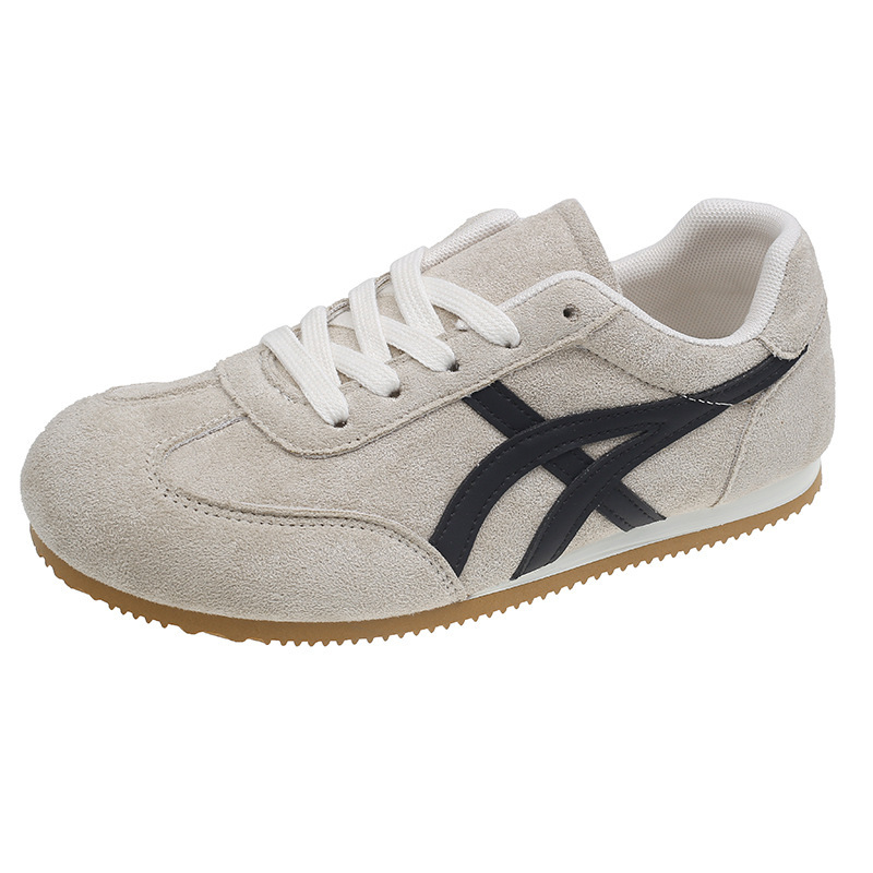 Zapatillas de entrenamiento alemanas 2026 para mujer, nuevo estilo versátil para primavera y verano, zapatillas retro A-gan, suela plana, hacen que los pies se vean más pequeños, calzado deportivo informal.