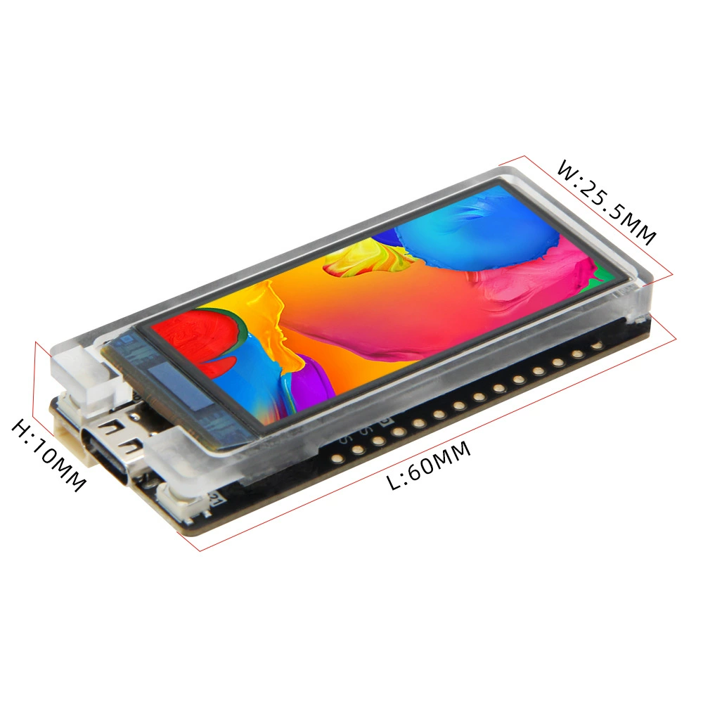 Плата разработки (LILYGO) T-Display-S3 AMOLED ESP32-S3, 1.91" AMOLED, сенсор/варианты корпуса