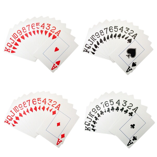 Plastic matte playing cards PVC
