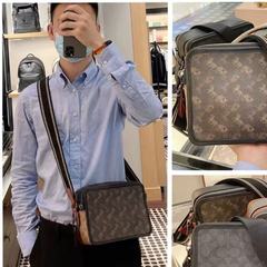 新商品の男性カバン本革ビジネス男性の小さい方カバンカジュアルカメラのカバン