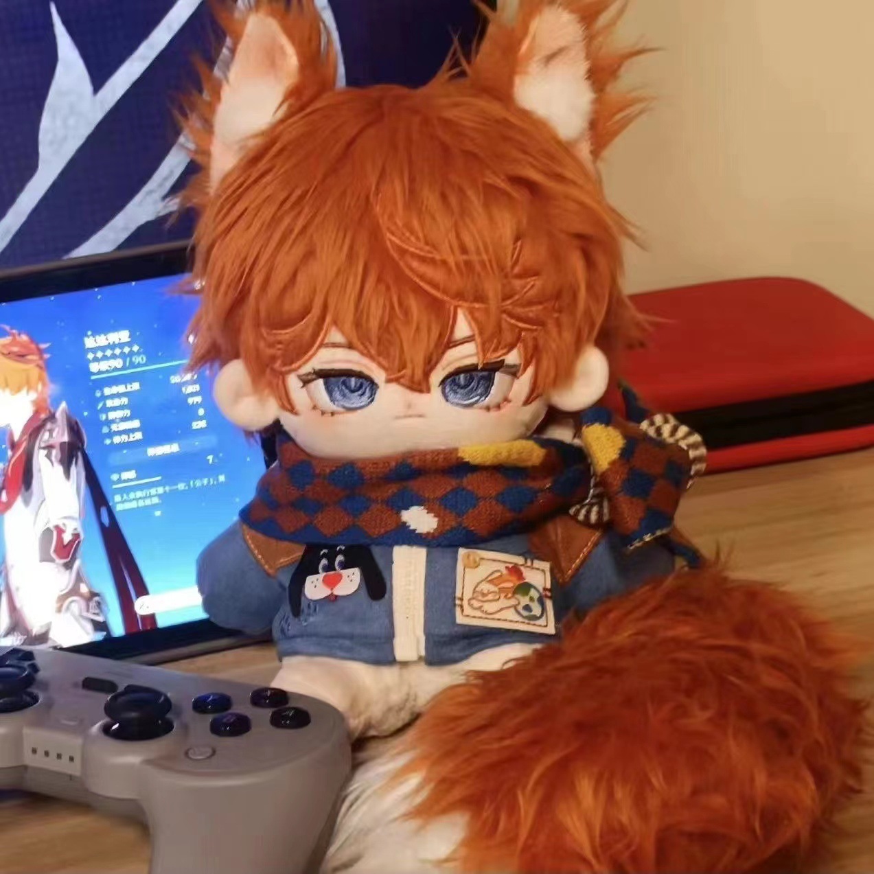 Muñeca de Algodón Zhan Yu de 20 cm, Juguete de Peluche, Muñeca de Anime para Vestir, Linda Muñeca de Niña, Regalo de Cumpleaños