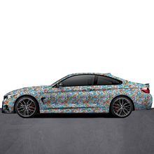 源头厂家汽车摩托车电车个性时尚万能贴纸 车身高端涂鸦彩绘贴膜