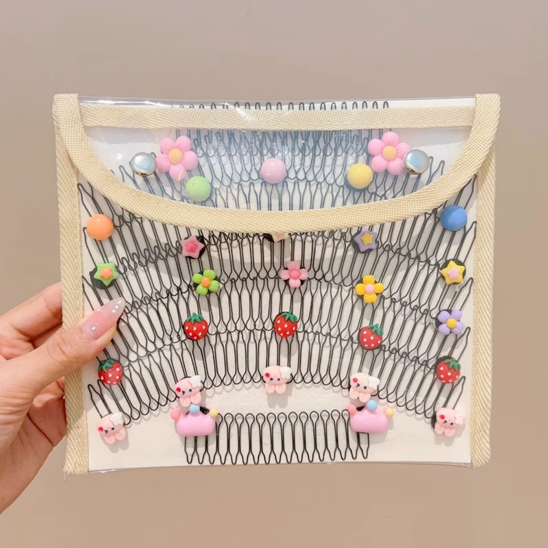 13 # 머리빗 7개와 수납가방 1개 [보관 용이]