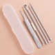 Acne tweezers hook head 5-piece set