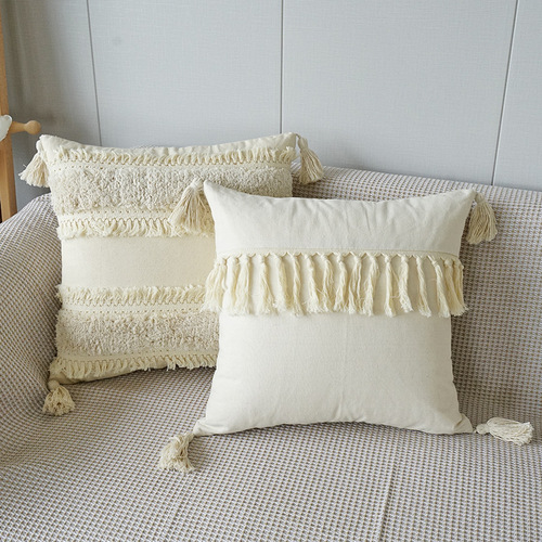 Bohemian ethnic style pillowcase B&B tufted pillowcase car lumbar cushion living room sofa pillow wholesale