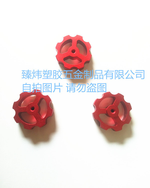 38#梅花通孔调平螺母 手拧 调节 旋钮 胶头螺母 螺帽/m4/m5/m6m8