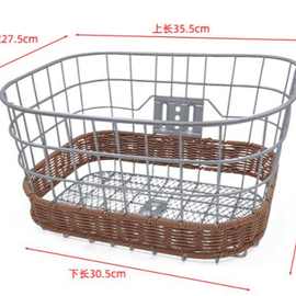 自行车篮子改装前后车筐电动折叠网底车篓购买请拍车子照片做挂钩