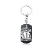 Riman Avada Tokyo Avengers necklace Tokyo Revengers Stainless Steel Dog Tie keychain