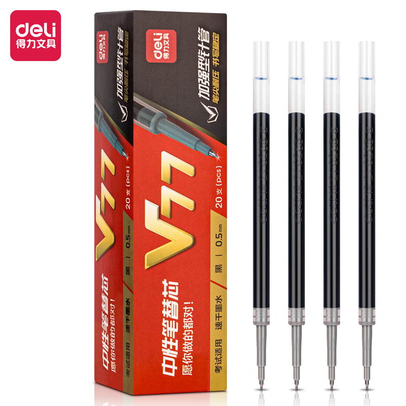Quick dry smooth black rollerball pen