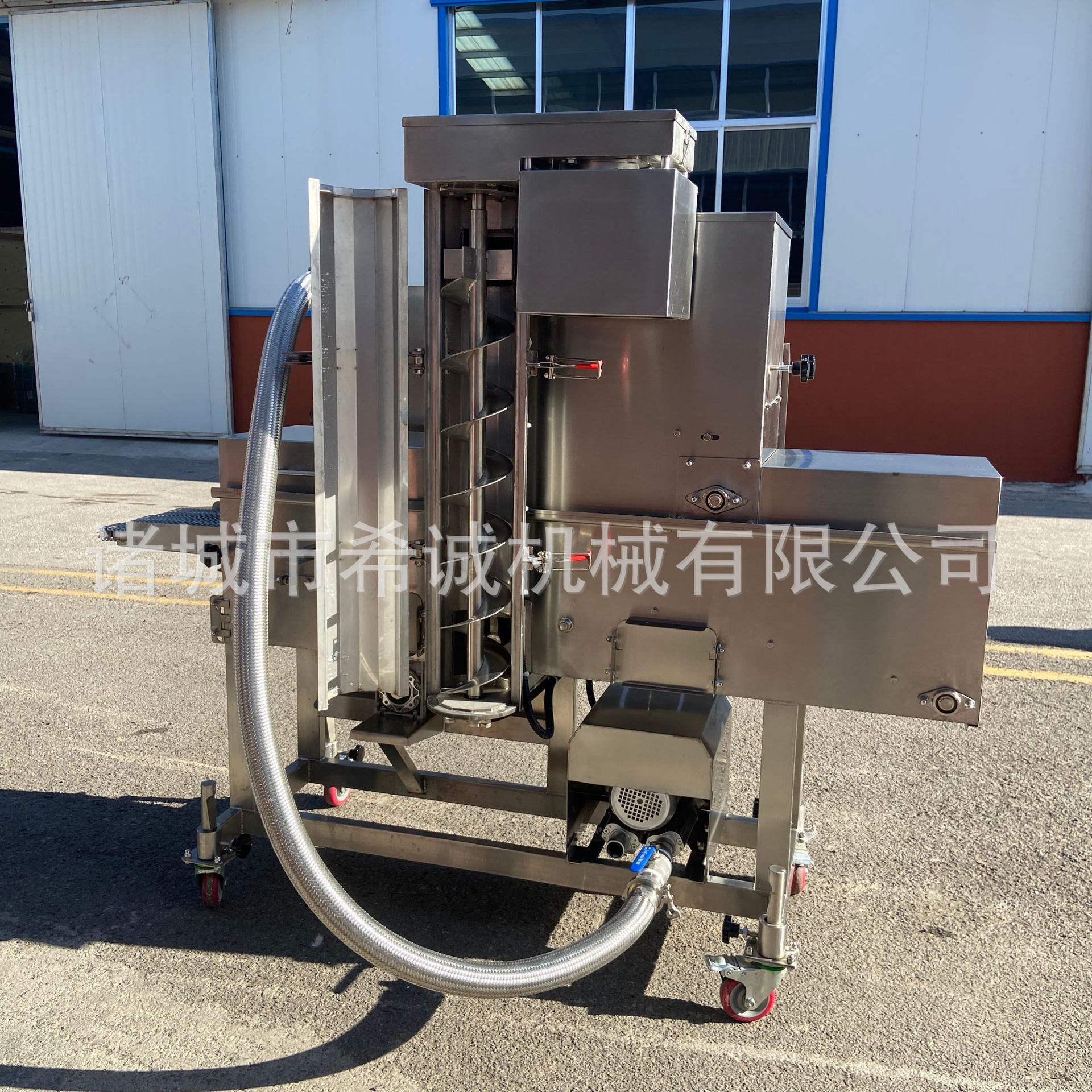 鳕鱼段上粉机   鸡排平行上粉设备   茄盒藕盒上粉设备