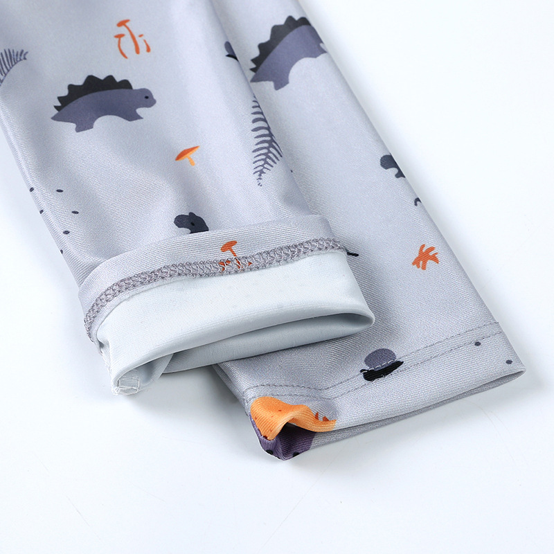 132g Weight split swimsuit, Kids Clothing Sets Children's Clothing Type Long Sleeve Sleeve Length Polyester Fabric Type Pants Sets Sets Type 2 Pieces Set Quantity Holiday, Selfie Occasion Round Neck Neckline Regular Fit Fit Type Cartoon Pattern 2025 Spring and Summer Season Girl'S, Boy'S Gender Casual, Elegant, Cute Style Girl'S Boy'S Cartoon Pants Sets Kids Swimwear 6