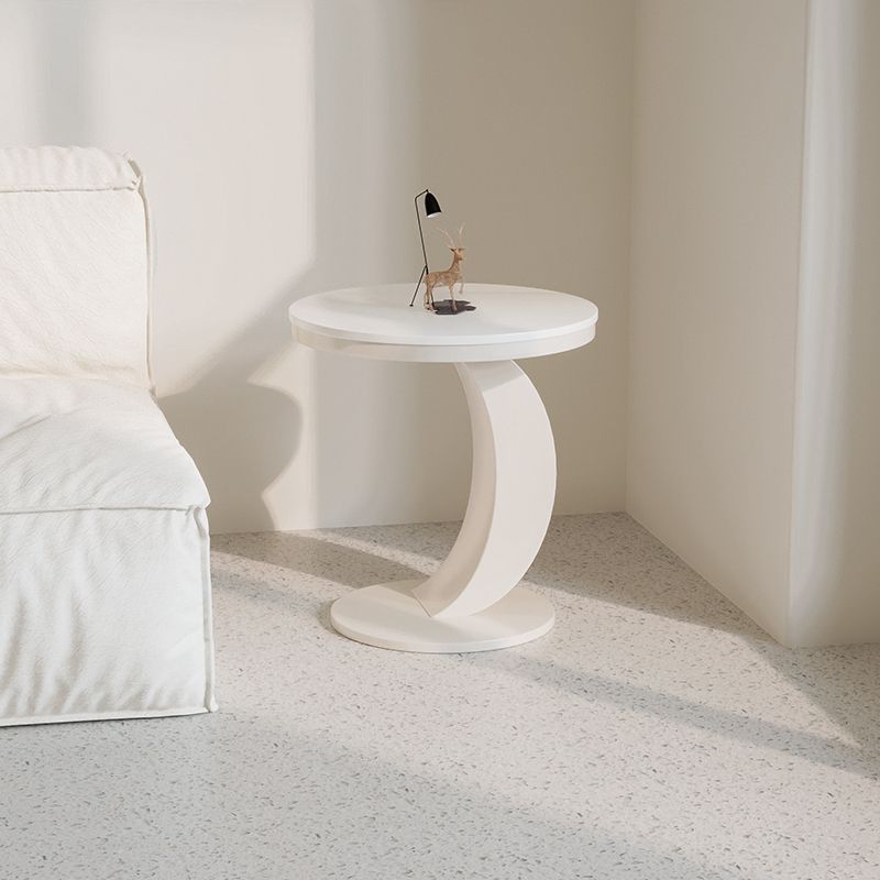 초승달 테이블 [순백 슬레이트]