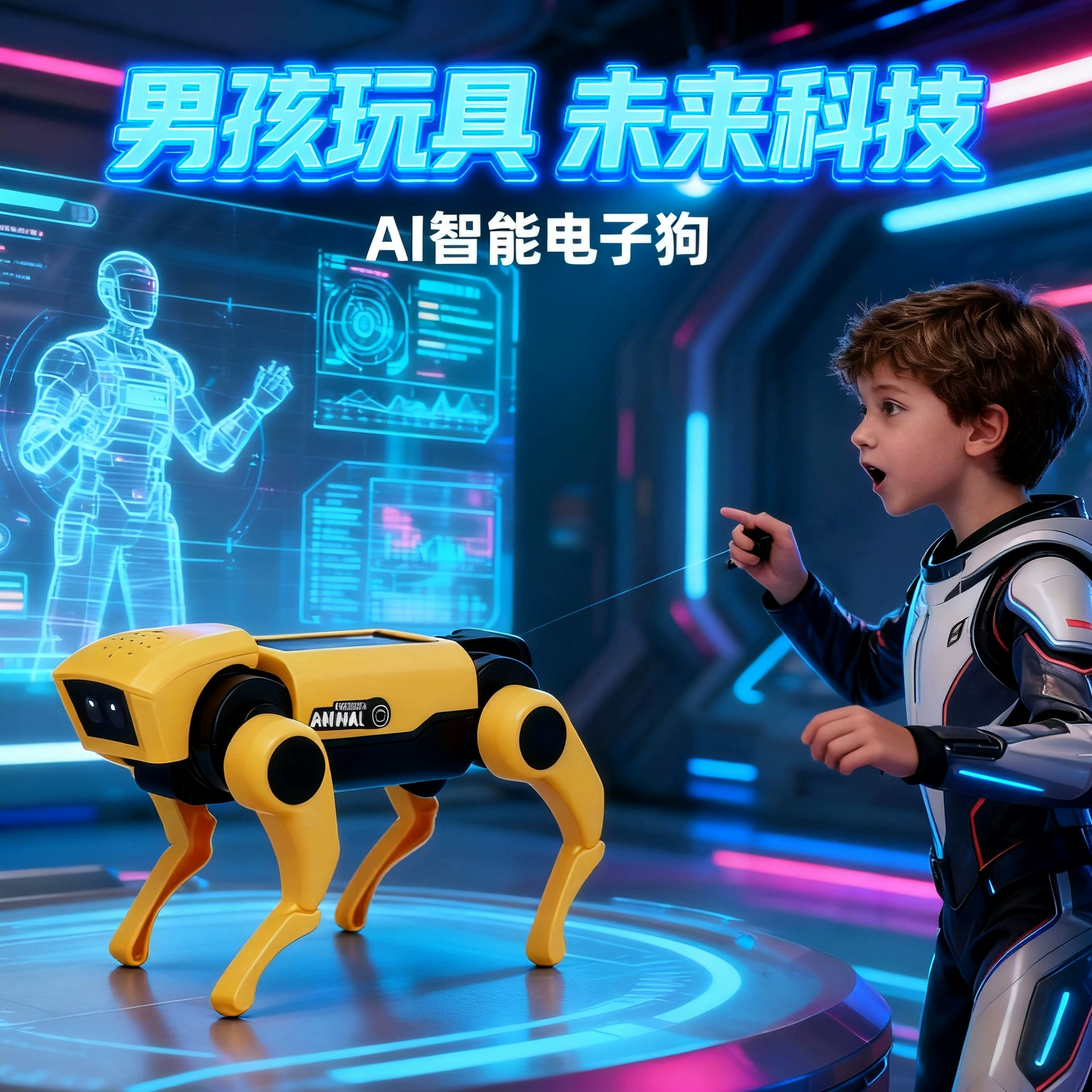 (Cross-border trading), artificial smart electronic electric mechanical toy for experiments, interactive robot, science