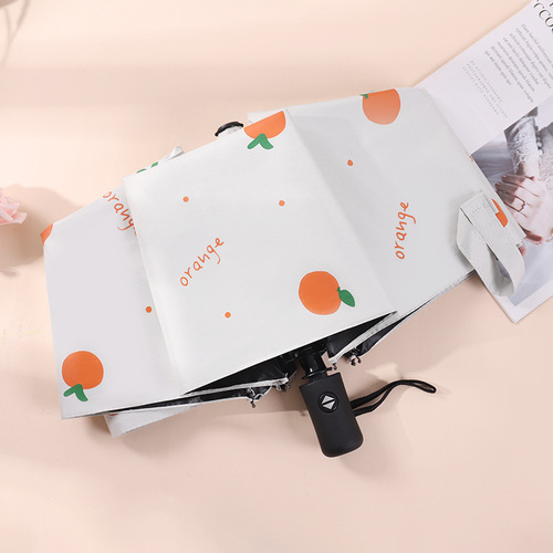 Bulk wholesale of tri-fold umbrellas, folding umbrellas, printed logo advertising umbrellas, sunny or rainy, creative sun umbrellas, sun protection umbrellas