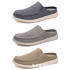 [Factory Direct Sales] Cross-border large size men's mules casual sandals toe cap half slipper slippers 48 