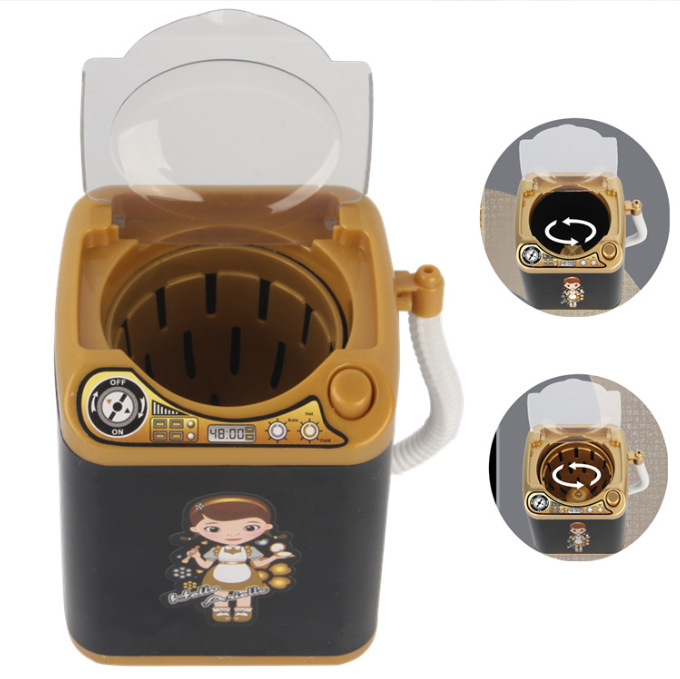 Tiktok actualizado mini electrodoméstico para niños juguete cesta de drenaje eléctrico lavadora play House spin-Dry deshidratador