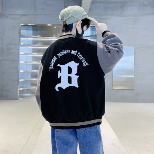 Children's Autumn Baseball Jacket Outerwear  New Model, Suitable for Older Children Spring and Autumn, Trendy Streetwear Top for Kids