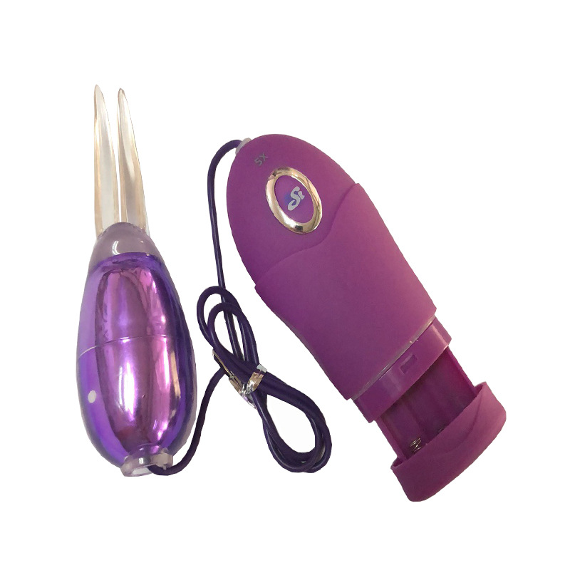 Couple’s Vibrating Egg Vibrator, Multi-Frequency Silicone Toy, Quiet Purple — detail image 3