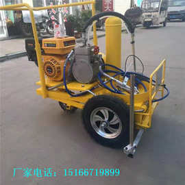 高压柱塞泵冷喷划线机隔膜泵马路油漆画线机加强型常温划线机图片