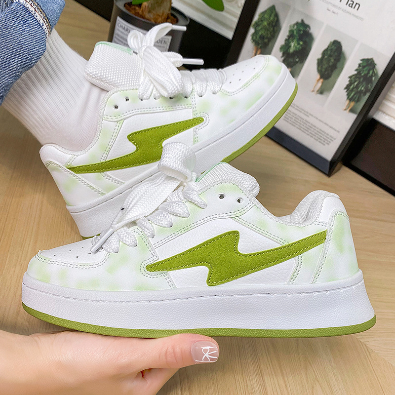 Trendy Shoes Lightning Shoes Casual Original Retro Niche Shoes Sneakers Men's Low-Top Versatile Sports Shoes Super Women