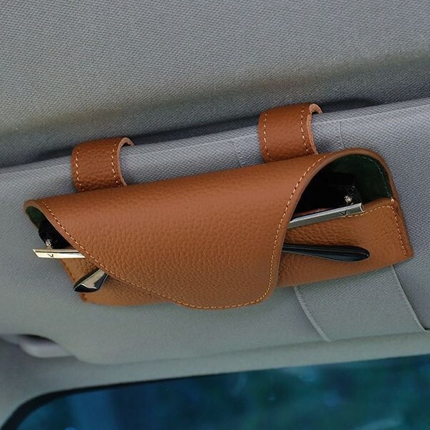 Sun visor storage multifunctional fashion car glasses case car sunglasses clip car car contact lens clip