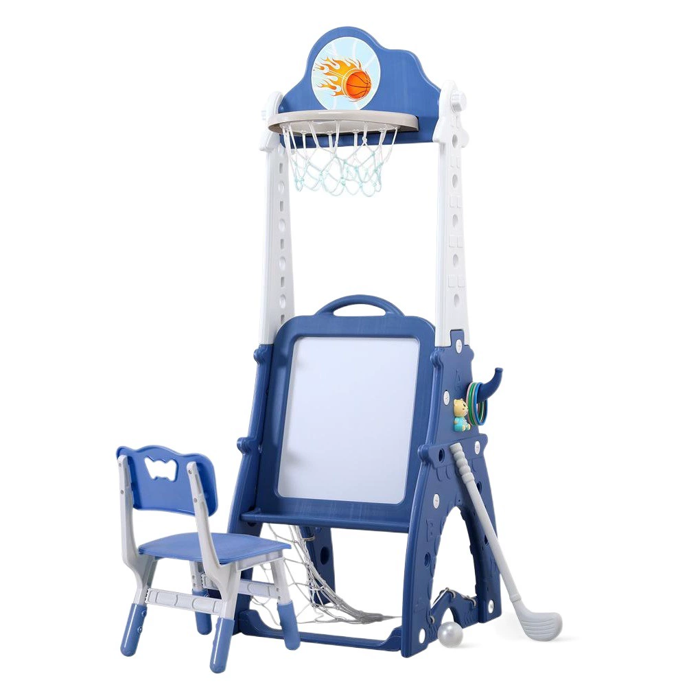 Детская Крытая баскетбольная подставка Детская домашняя рама для стрельбы доска для рисования учебный стол строительный блок стол гольф футбольная игрушка