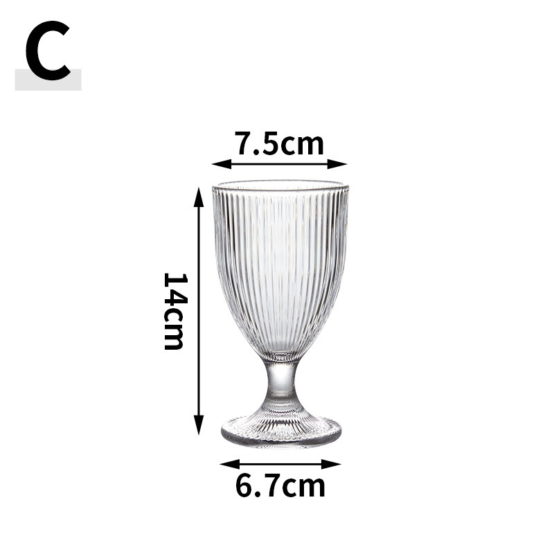 Taza de helado creativa al por mayor Tazón de helado estilo ins Tazón de bebida fría Batido de postre Tazón de vidrio Ensalada de frutas Tazón pequeño