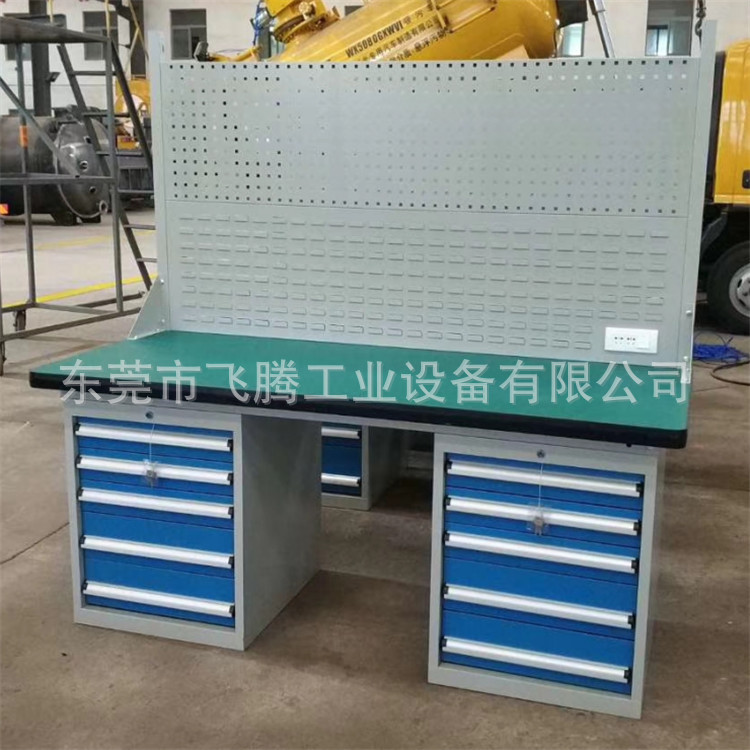 工作台 双吊柜重型工作台 抽屉式工作桌 深圳工作台厂家批发销售
