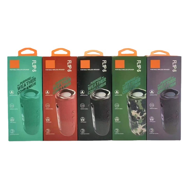 FLIP6 serie caleidoscopio 6 generación e-commerce nuevo popular al aire libre portátil cordón Bluetooth altavoz ventas directas de fábrica