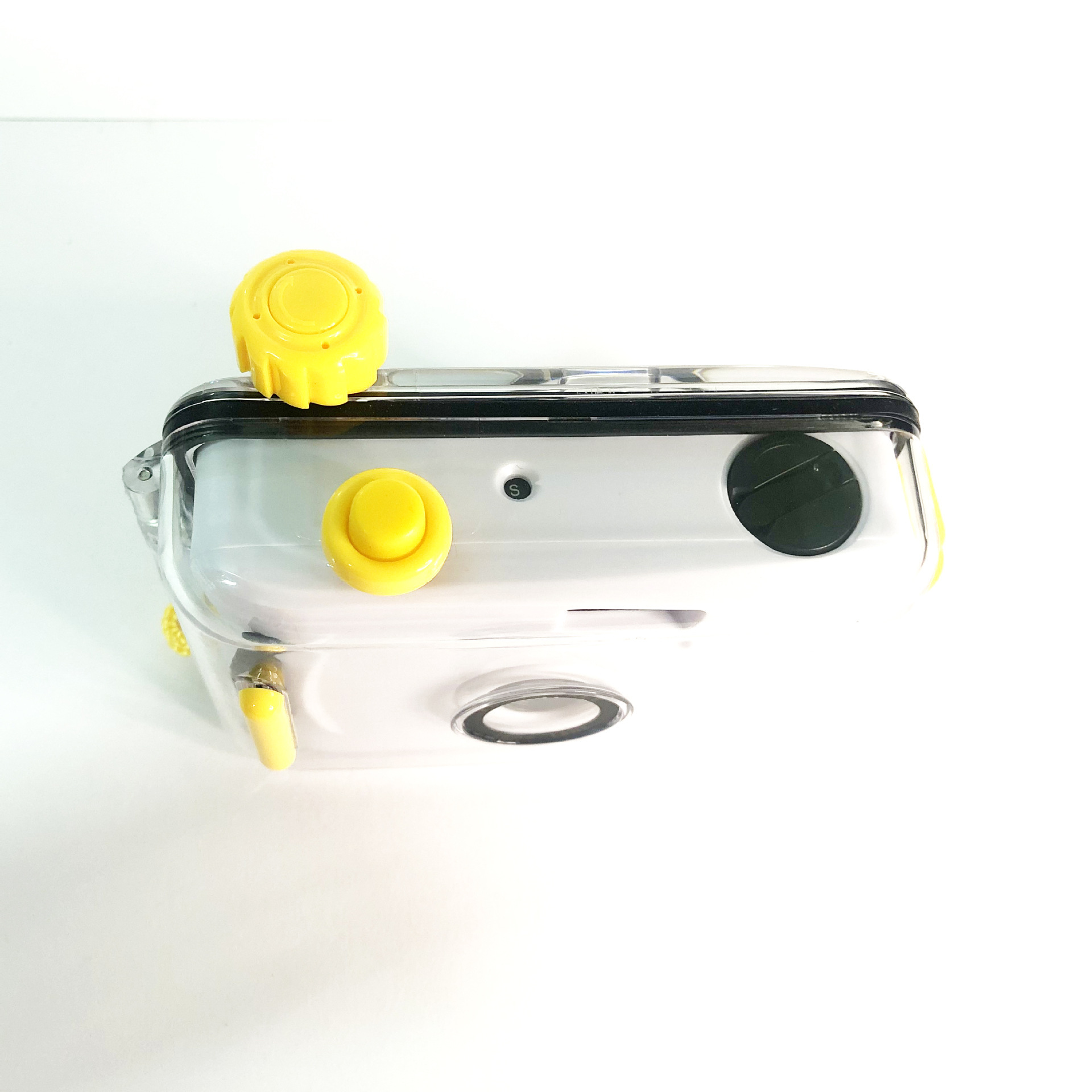White retro waterproof camera for students, Birthday gift