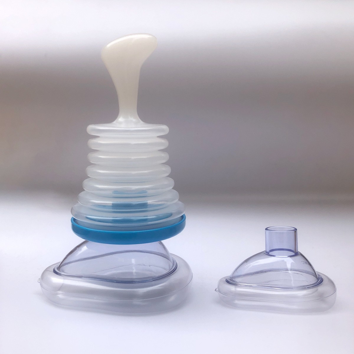 Entrenador de respiración sofocante máscara de rescate de emergencia corazón artificial y pulmón Dispositivo de asfixia dispositivo de emergencia