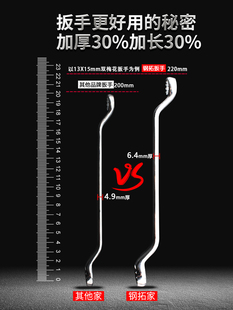 Torx wrench double-head dual-purpose multifunctional auto repair wrench Daquan 17 Torx socket 8-10mm wrench tool