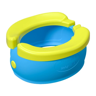 Children's Outgoing Folding Toilet Portable Children's Urinal Banana Cushion for Boys and Girls Baby Travel Car Toilet (On-board emergency urine bag) - blue-banana-folding-toilet-send-20-cleaning-bag