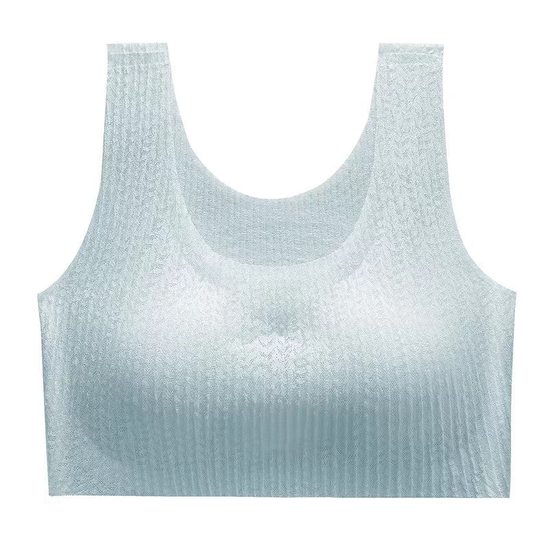 Ropa interior sin marcas para mujeres Pequeño pecho sin anillo de acero de trigo chaleco de encaje para niñas sujetador de pecho universal para estudiantes